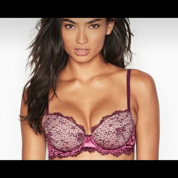 Victoria’s Secret Dream Angels Crushed Velvet Lined Demi Bra - Picture 1 of 6